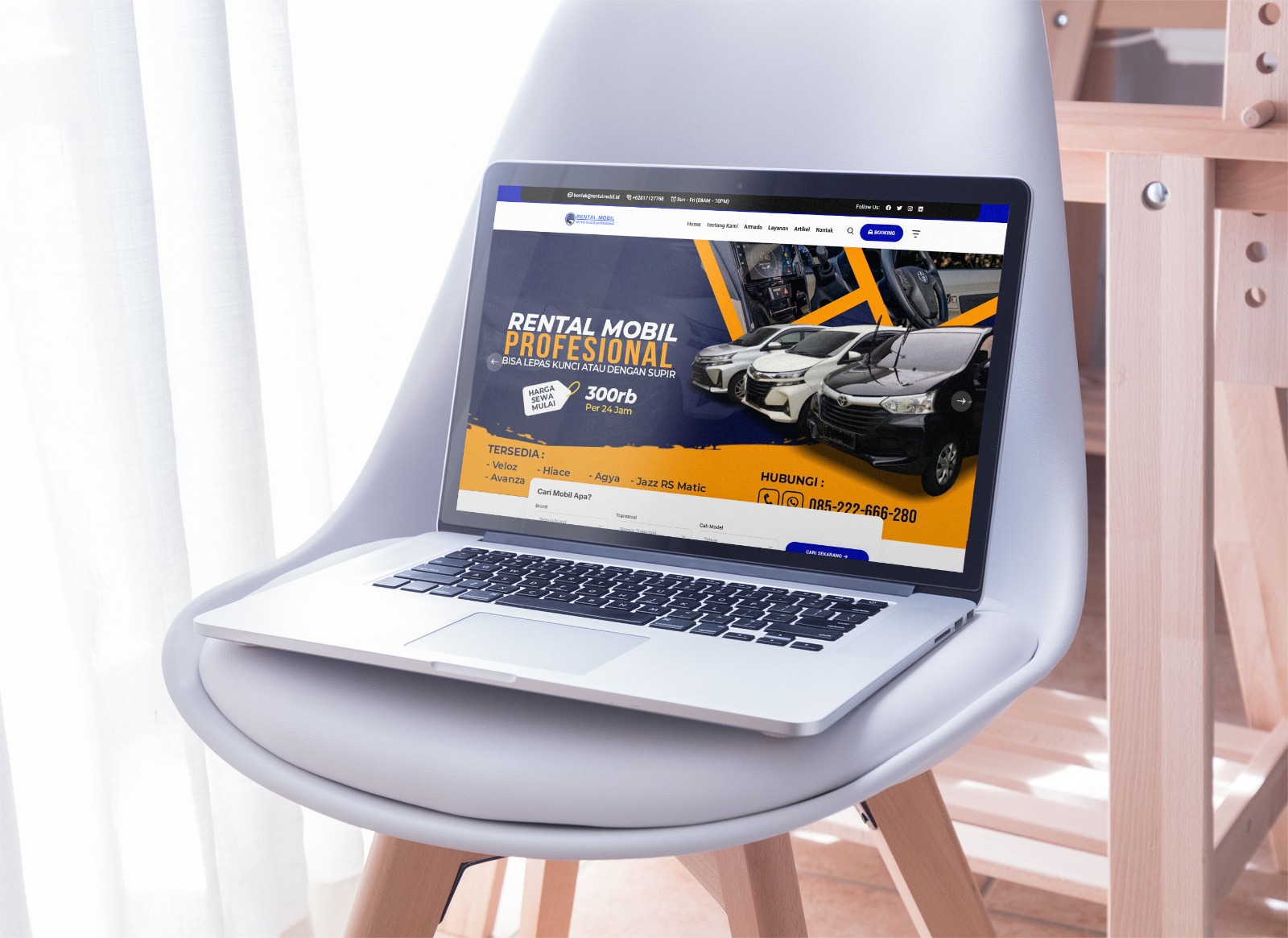 Website Rental Mobil